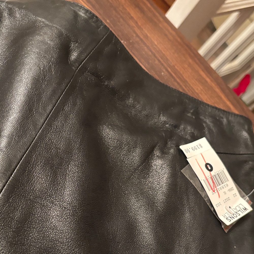 Wilsons Leather Black Skirt